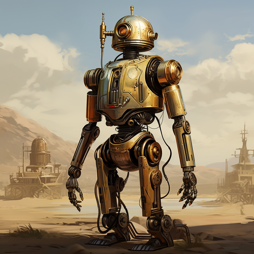 Steam Punk Empire Scout Droid