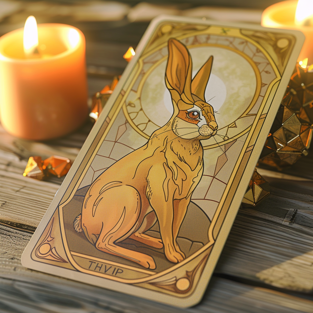 Light Brown Rabbit Empress Tarot