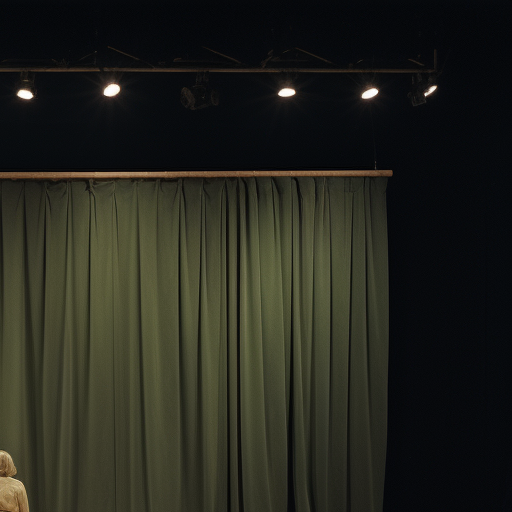 Empty stage viewed from audience perspective