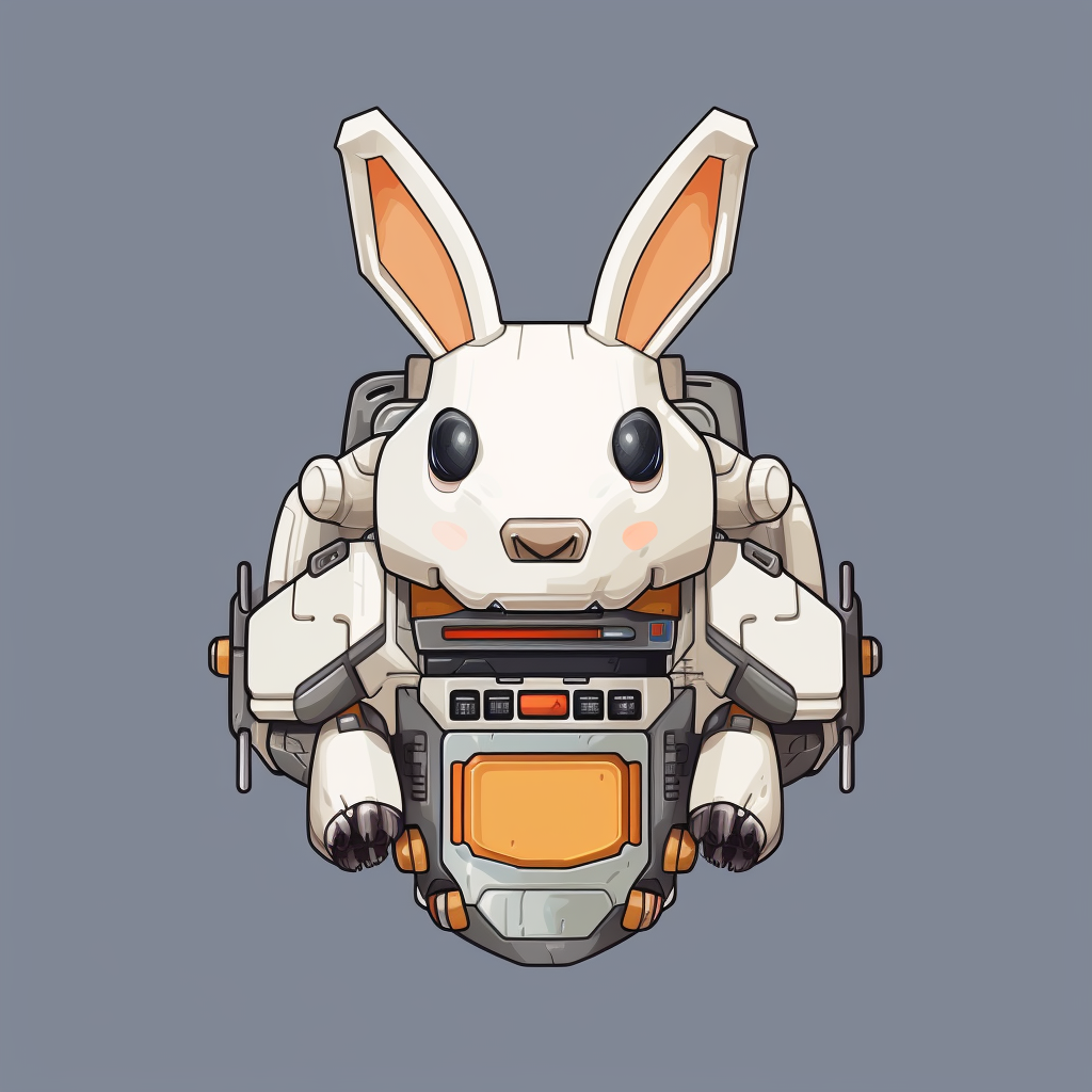 Pixelart enemy spaceship resembling rabbits in-game texture