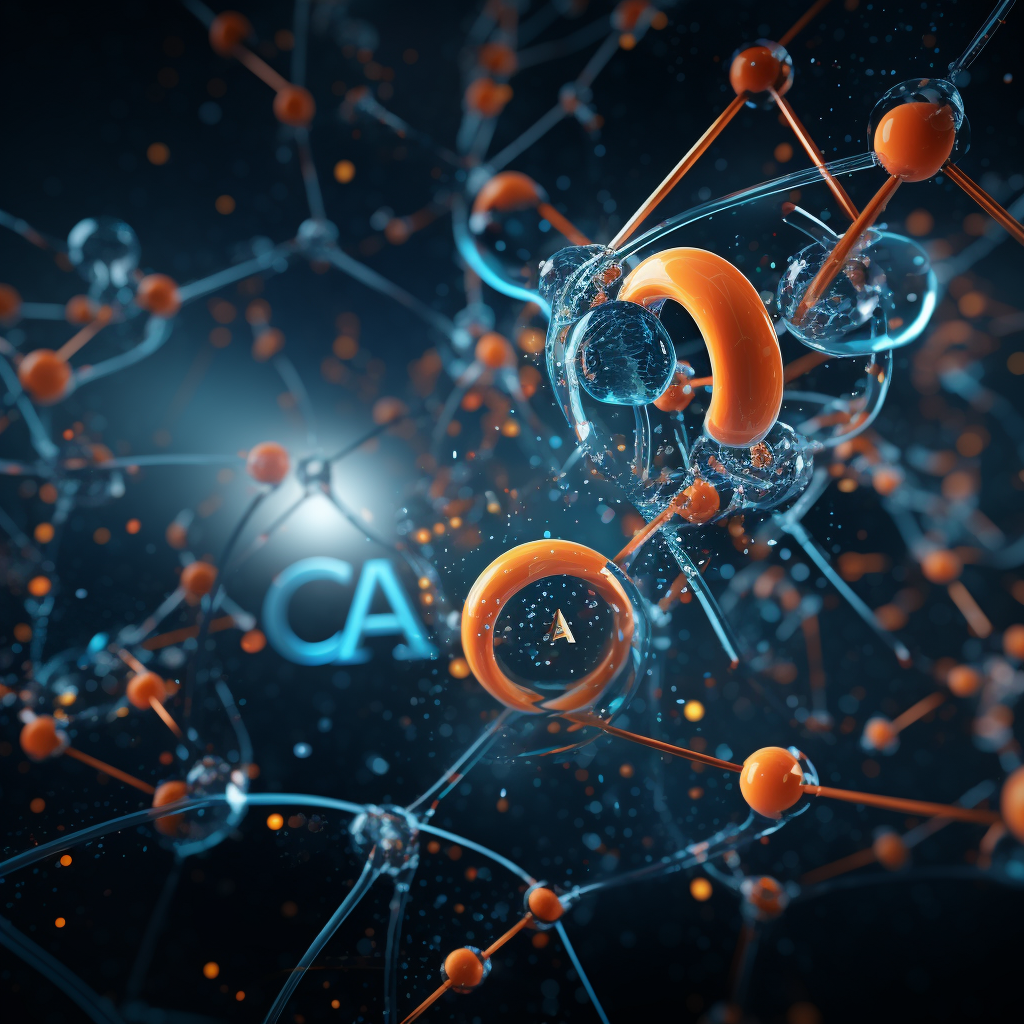 ATP energy molecule in animation