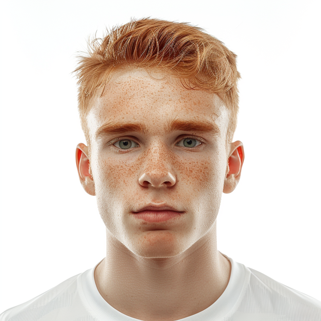 Young English Football Manager Portrait