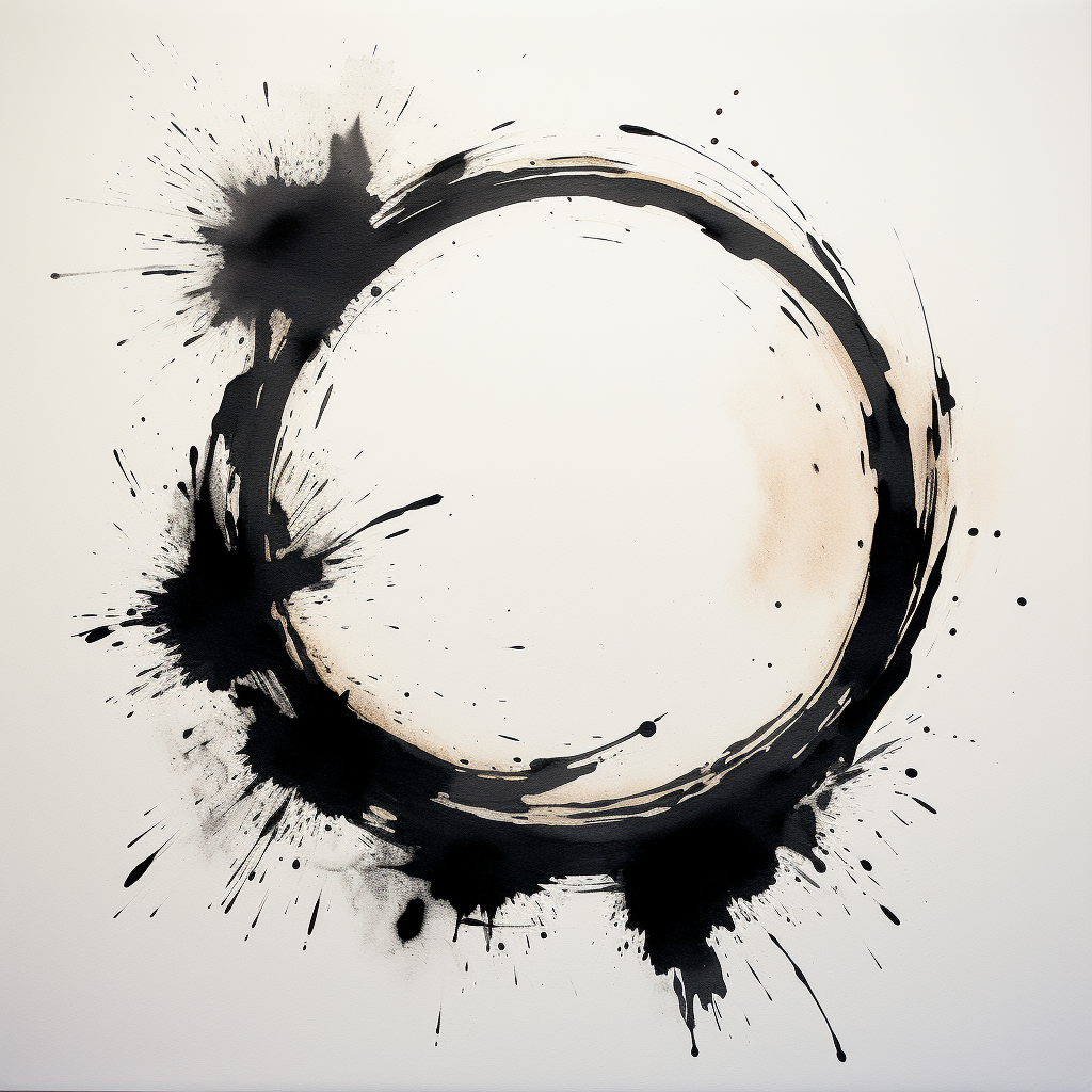 Enso Zen Circle symbolizes perfection and enlightenment