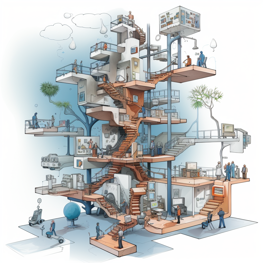 Organization implementing enterprise architecture diagram