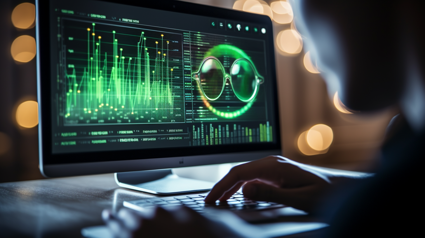 entrepreneur's eyes growth analytics graphs