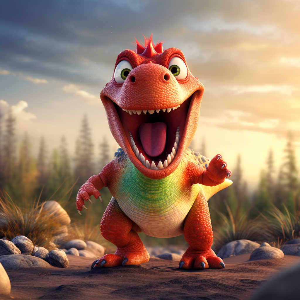 Epic Dinosaur Pixar Movie Image