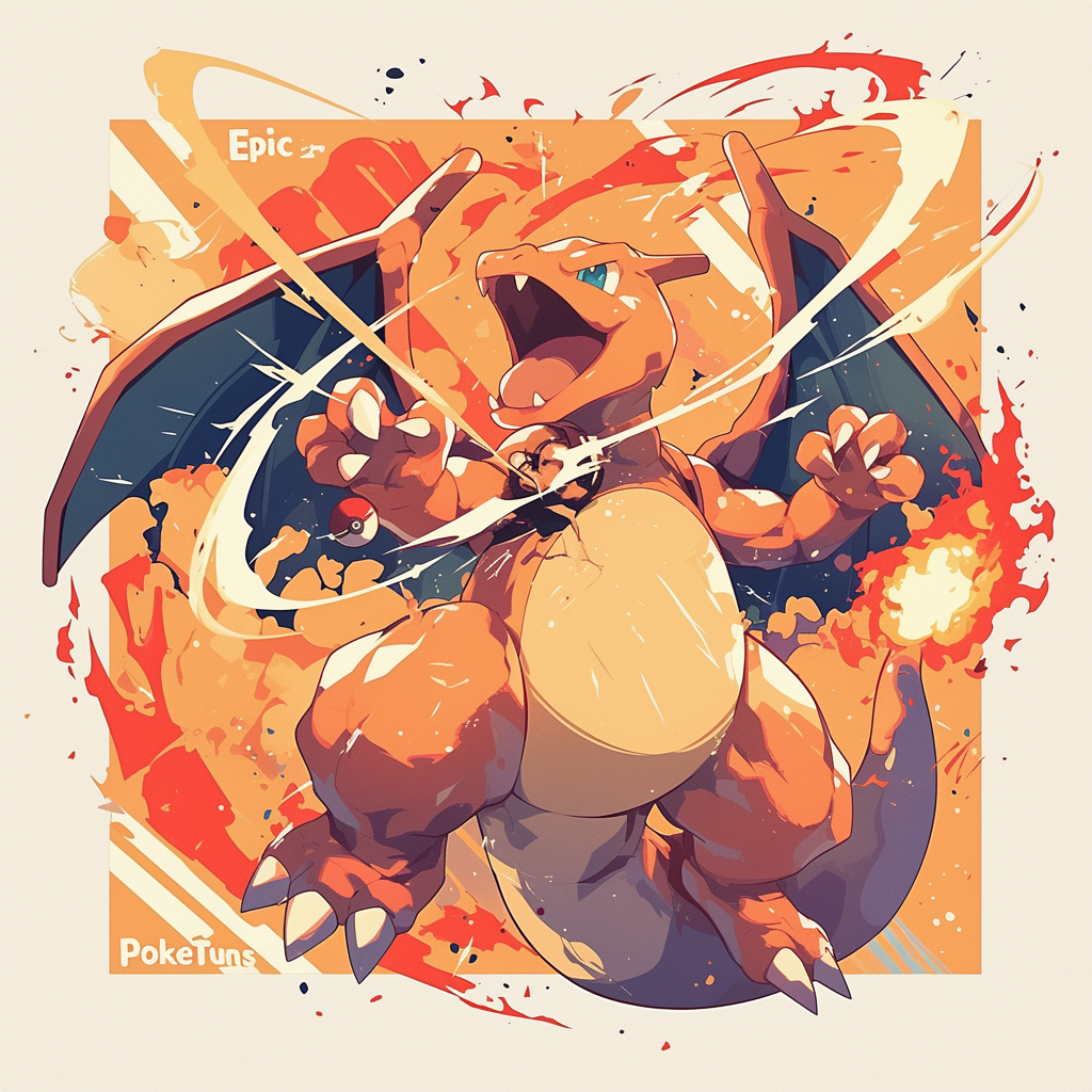 Charmander logo for Epic PokeTunes