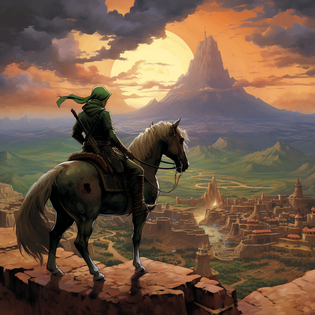 Epona from Twilight Princess illustration