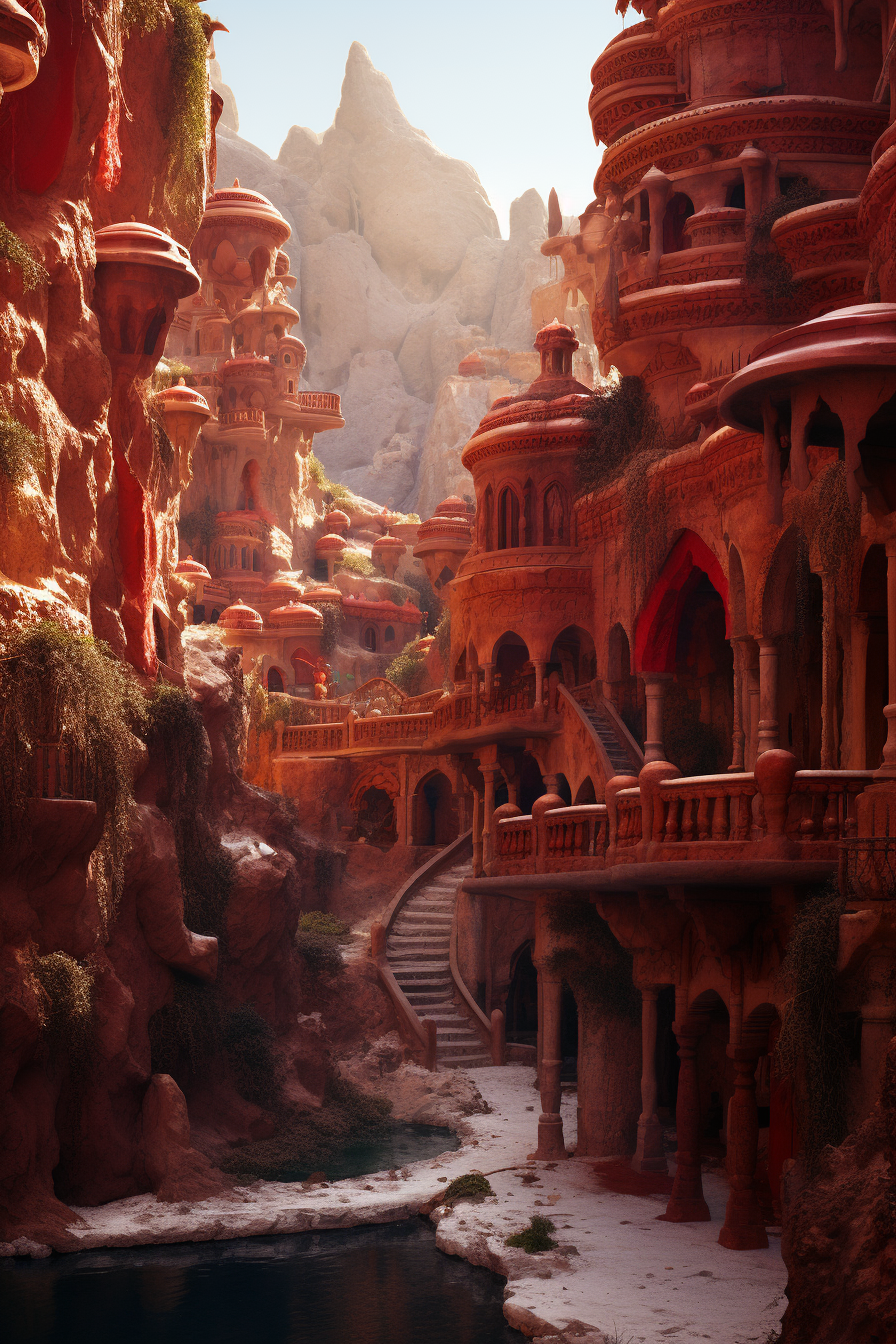 Eraclea stunning fantasy concept art