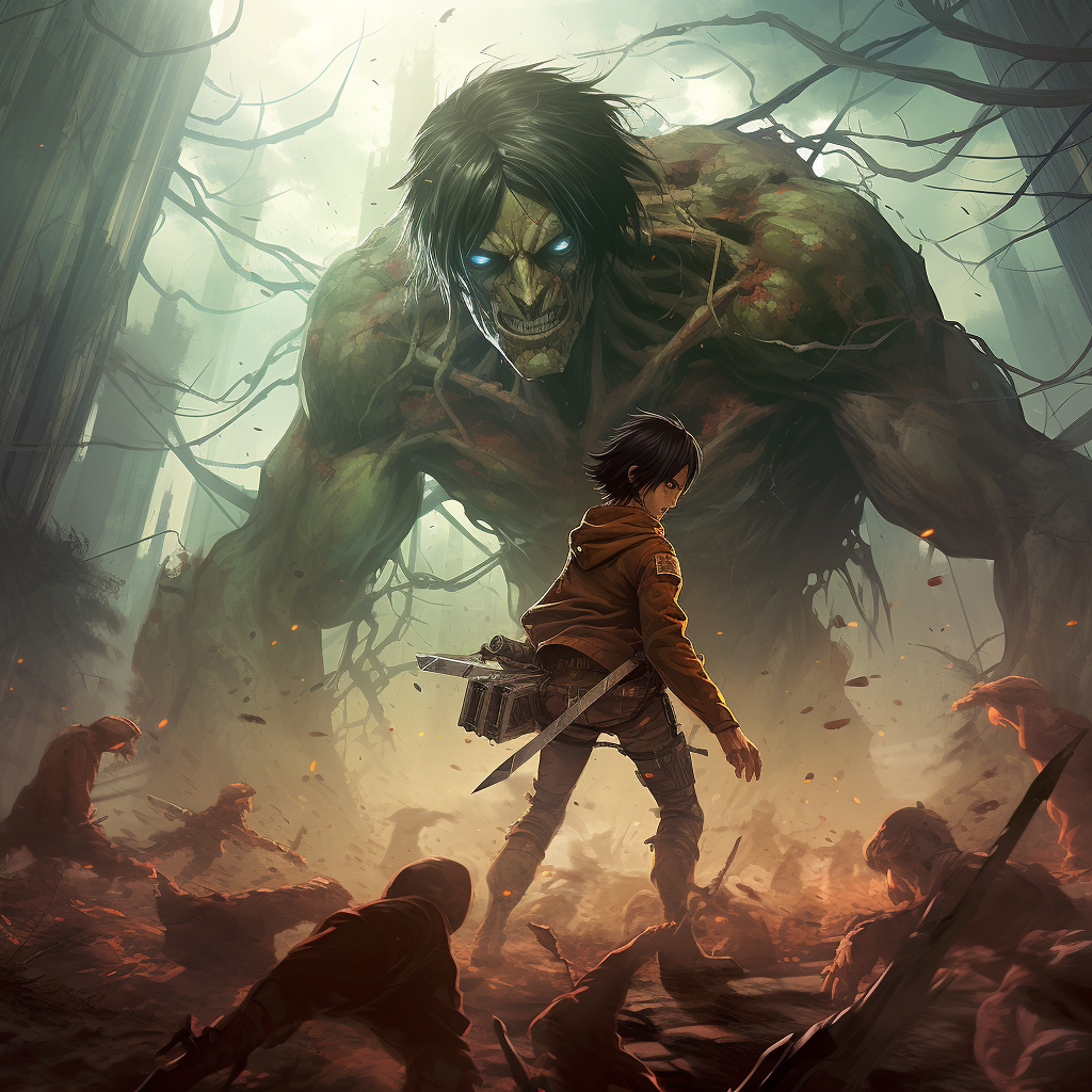 Eren Jaeger from Attack on Titan artwork