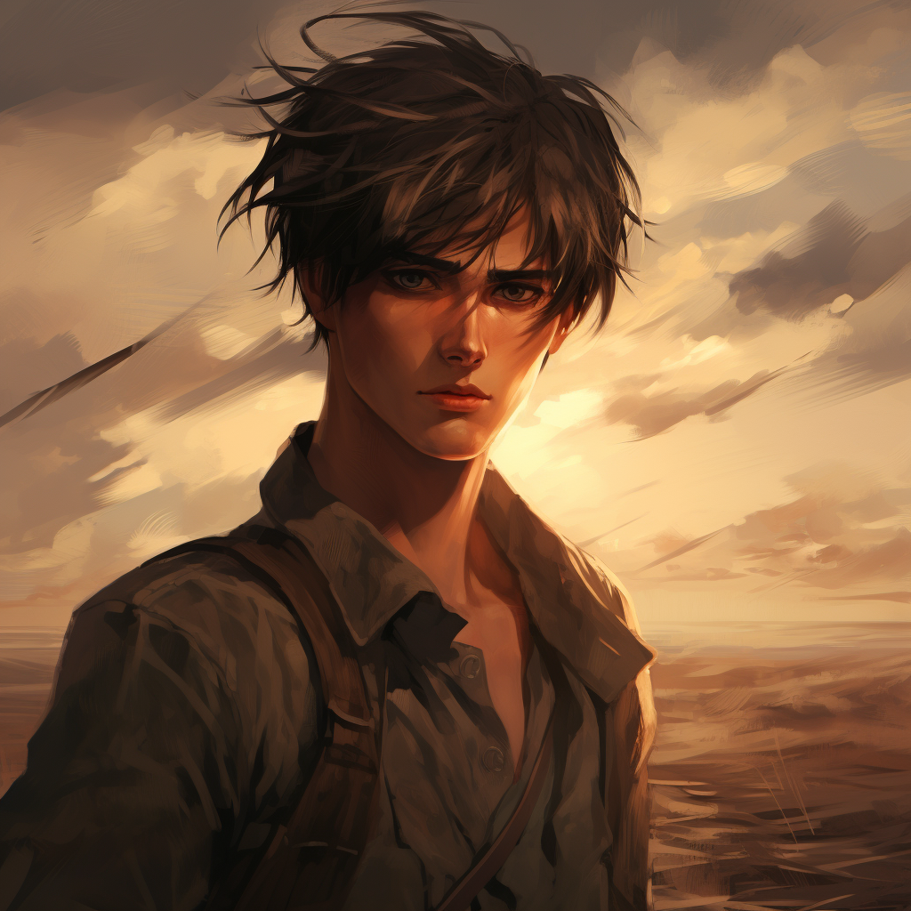 Character Eren Jaeger from Attack on Titan