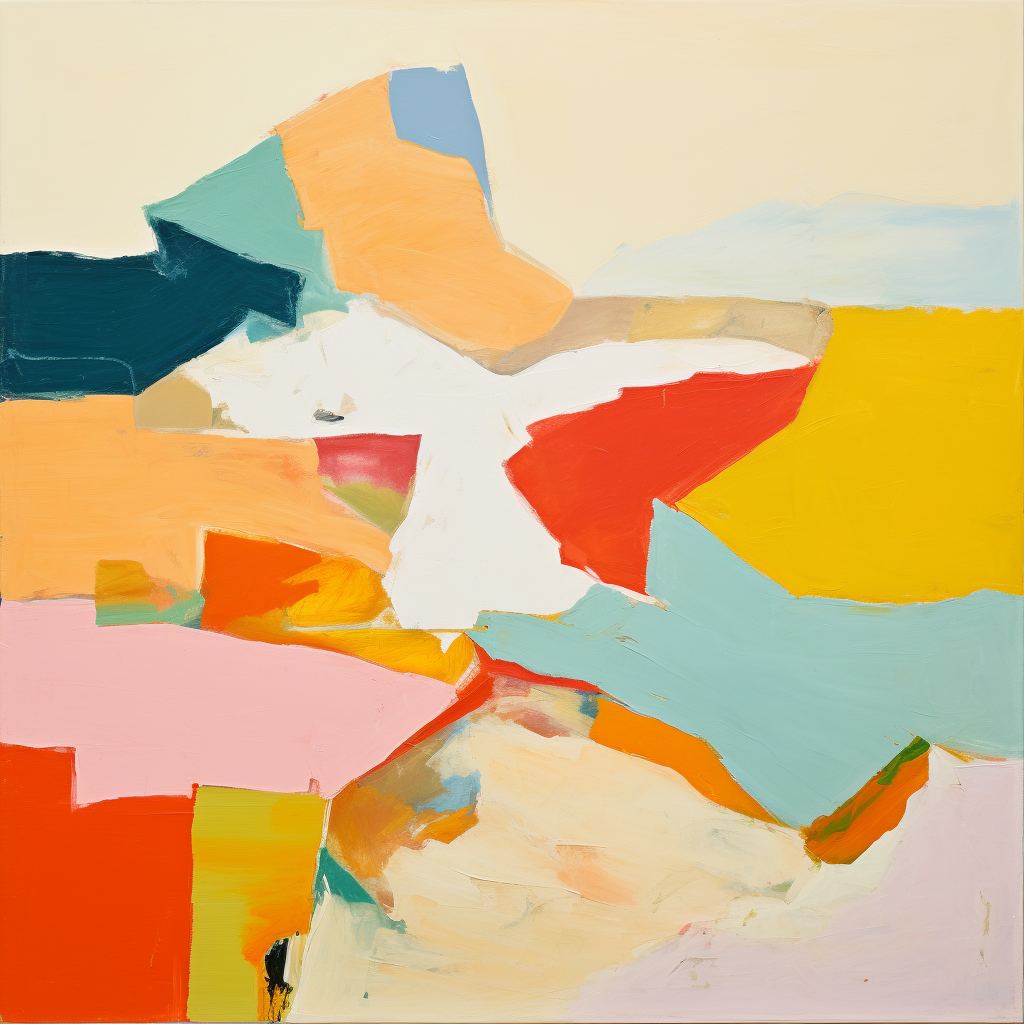 Etel Adnan's painting of ice spice