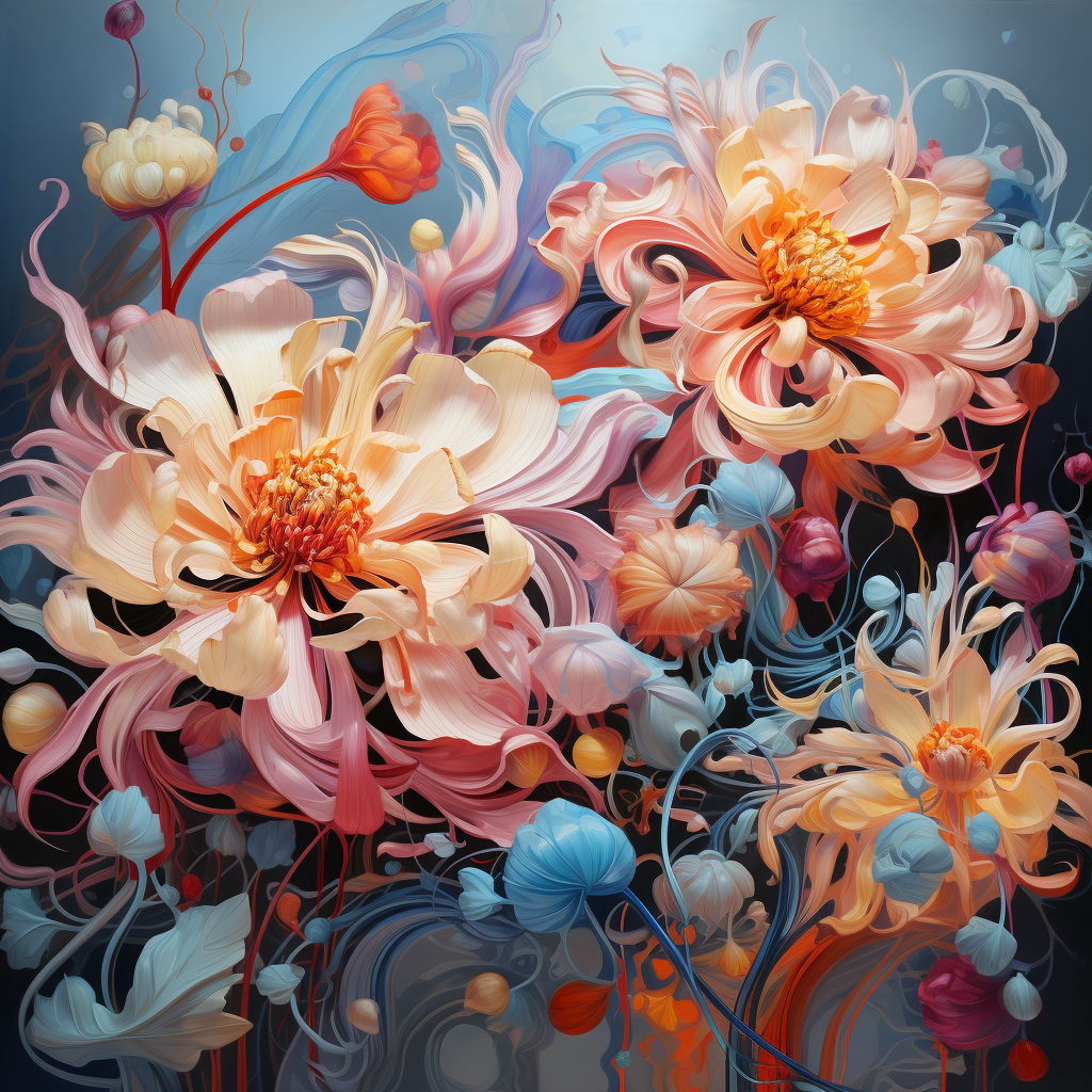 Stunning Ethereal Abstract Floral Art