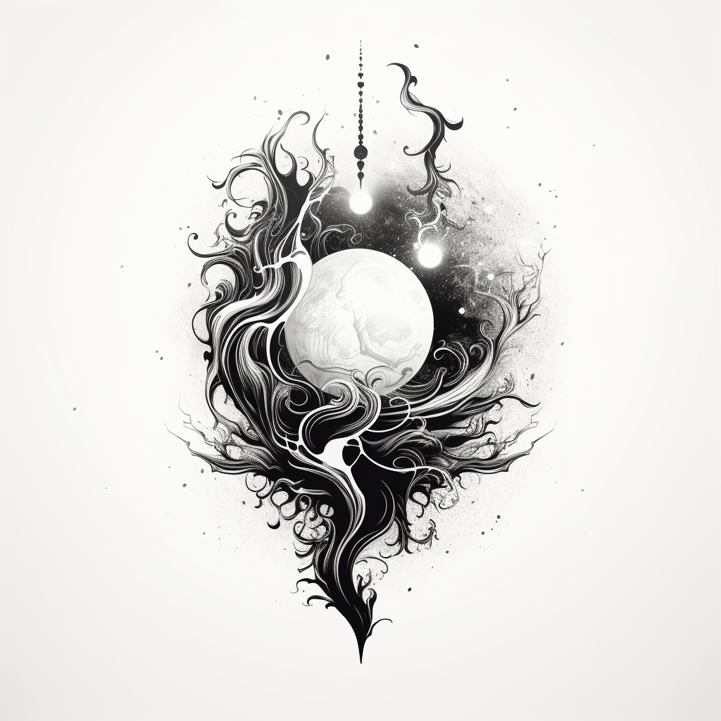 Etheric Magic Logo Tattoo Design