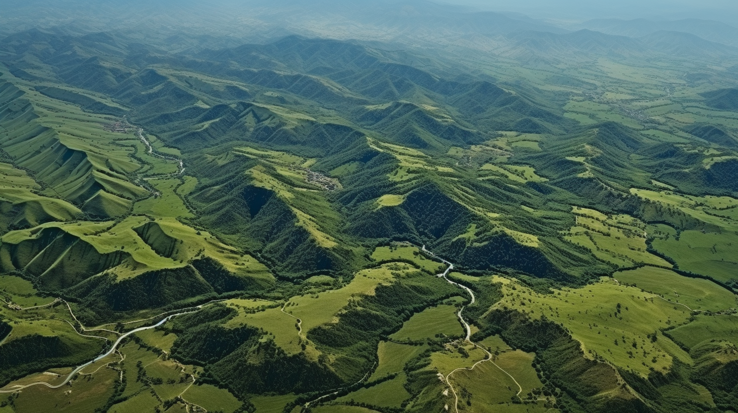 Central Europe Carpathian Hills Landscape