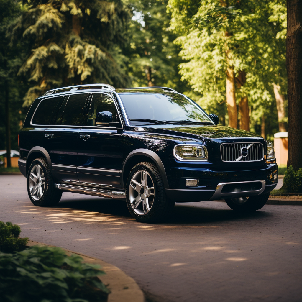 Dark Blue European Luxury SUV