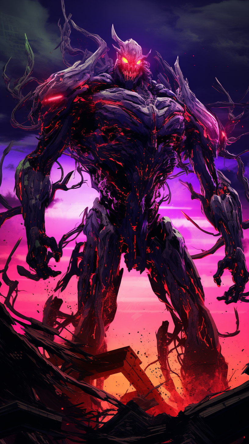 Angry Evangelion Giant Roaring