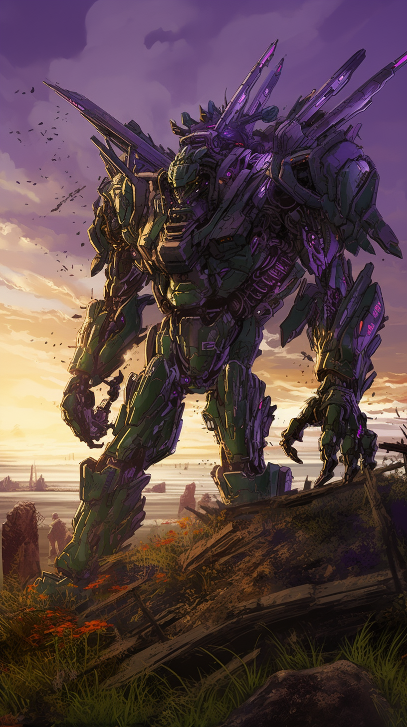 Powerful Bio-Mech Evangelion Giant