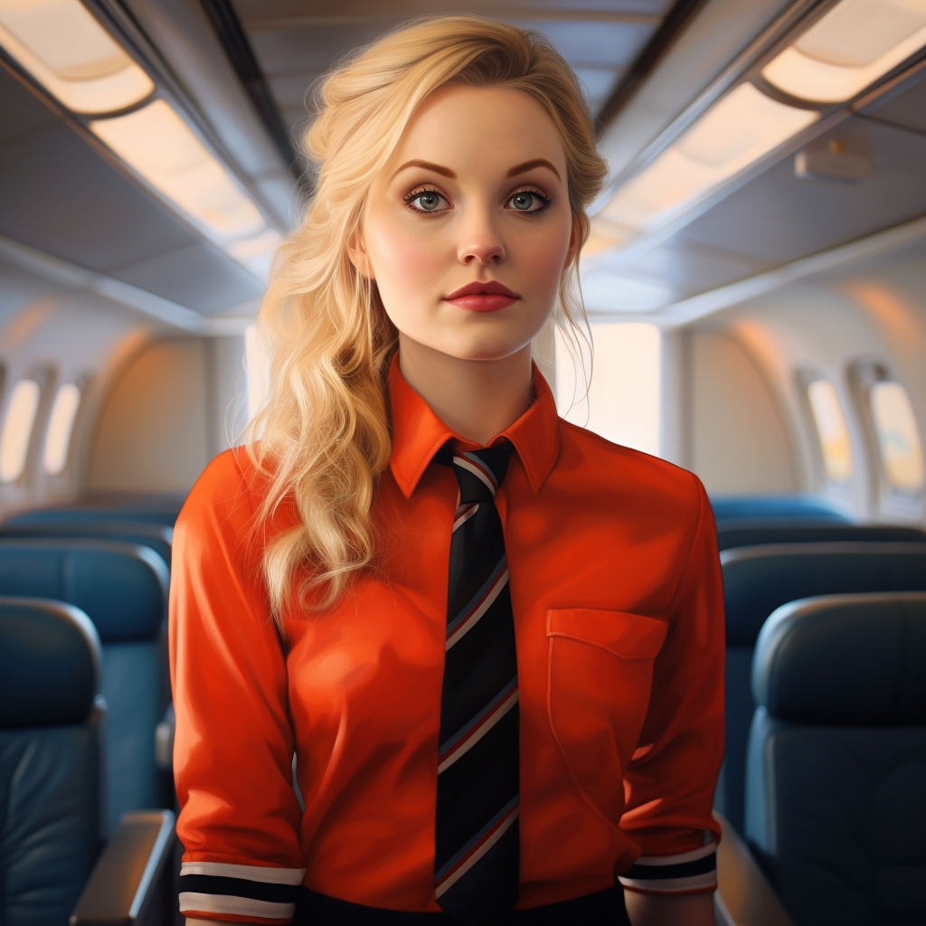 Gorgeous Evanna Lynch as Stewardess ✈️