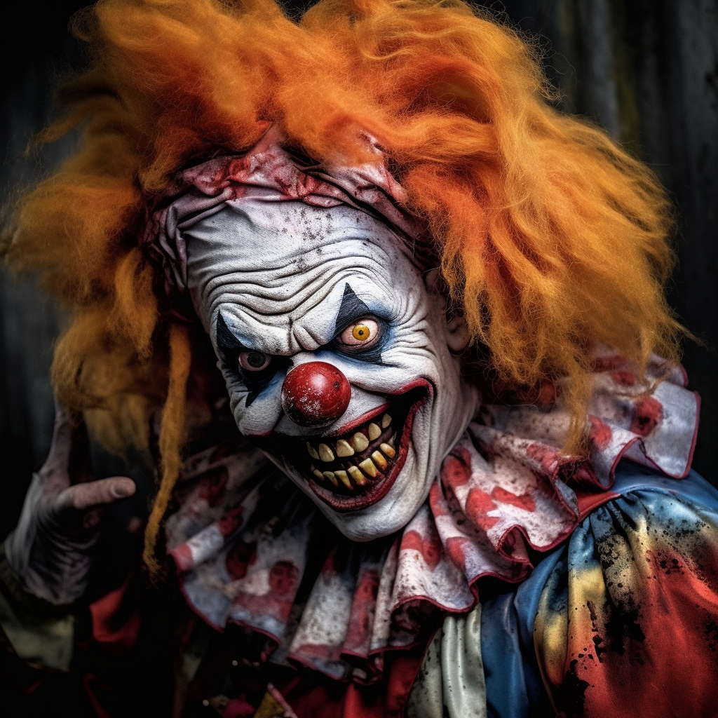 Sinister Halloween Clown Image