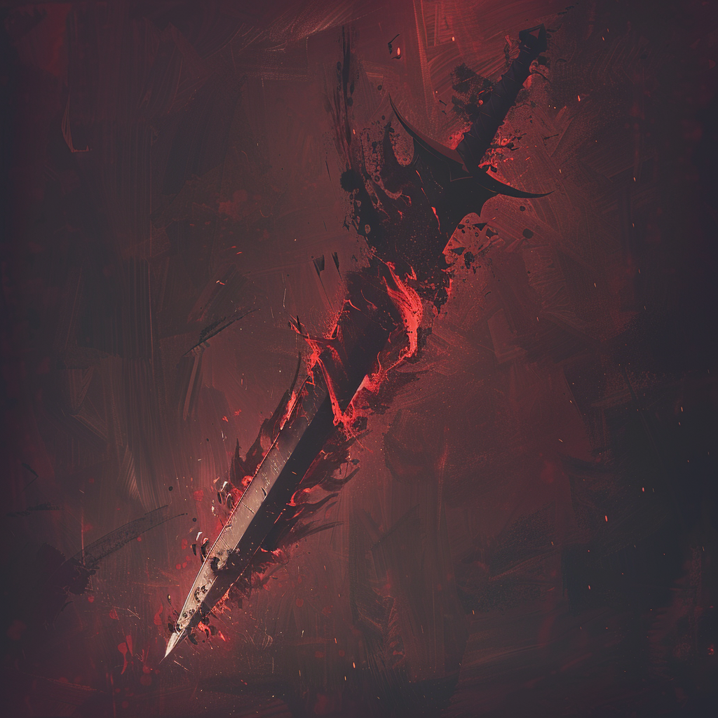 Evil Sword Stylized Dark Art