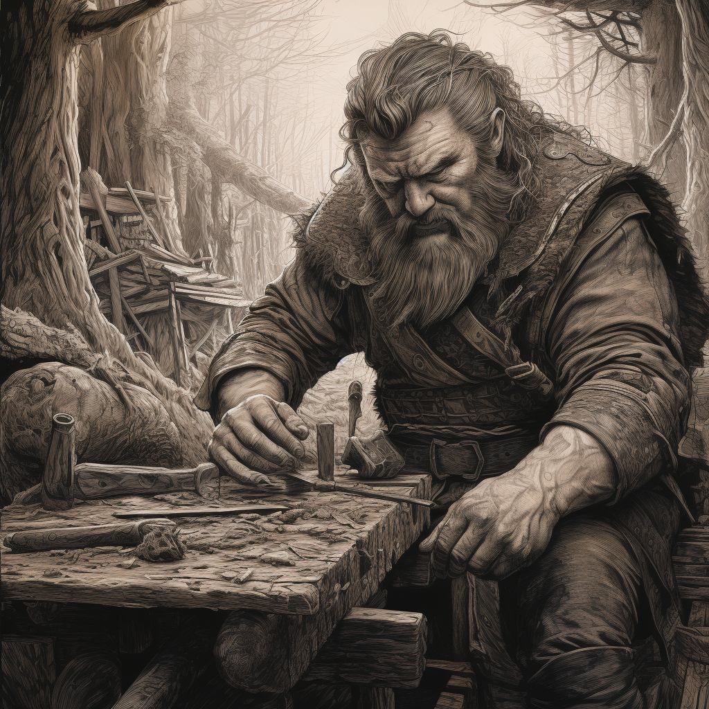 Evil transformation of dwarven woodworker