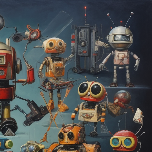 MidJourney Prompt Evolution of Robots