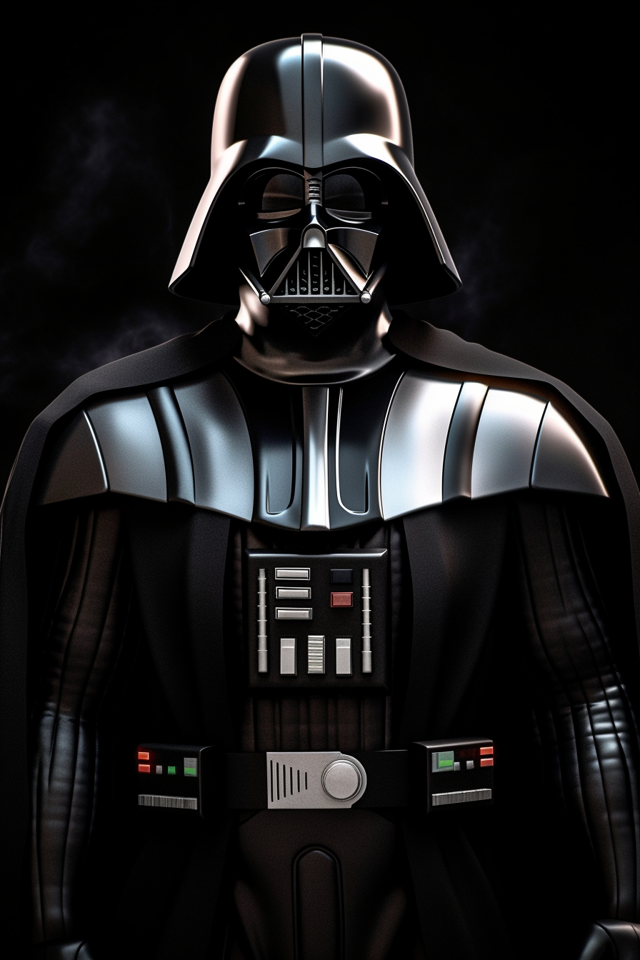 Evolved Darth Vader Realistic Portrait