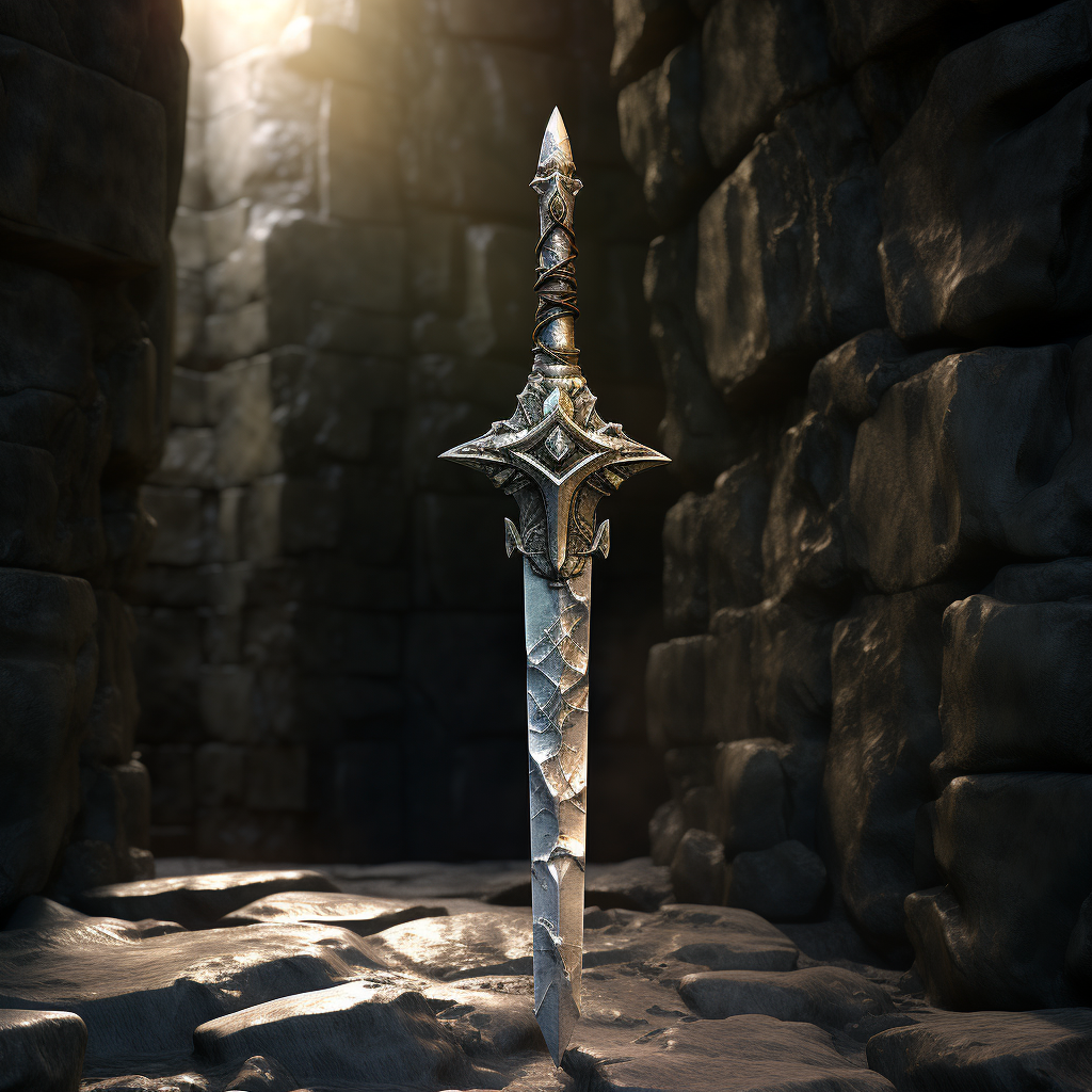 Excalibur Sword with Dynamic Lighting