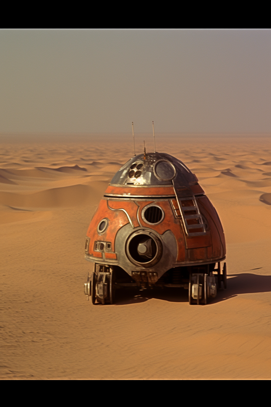 Race Pod in Star Wars Tatooine