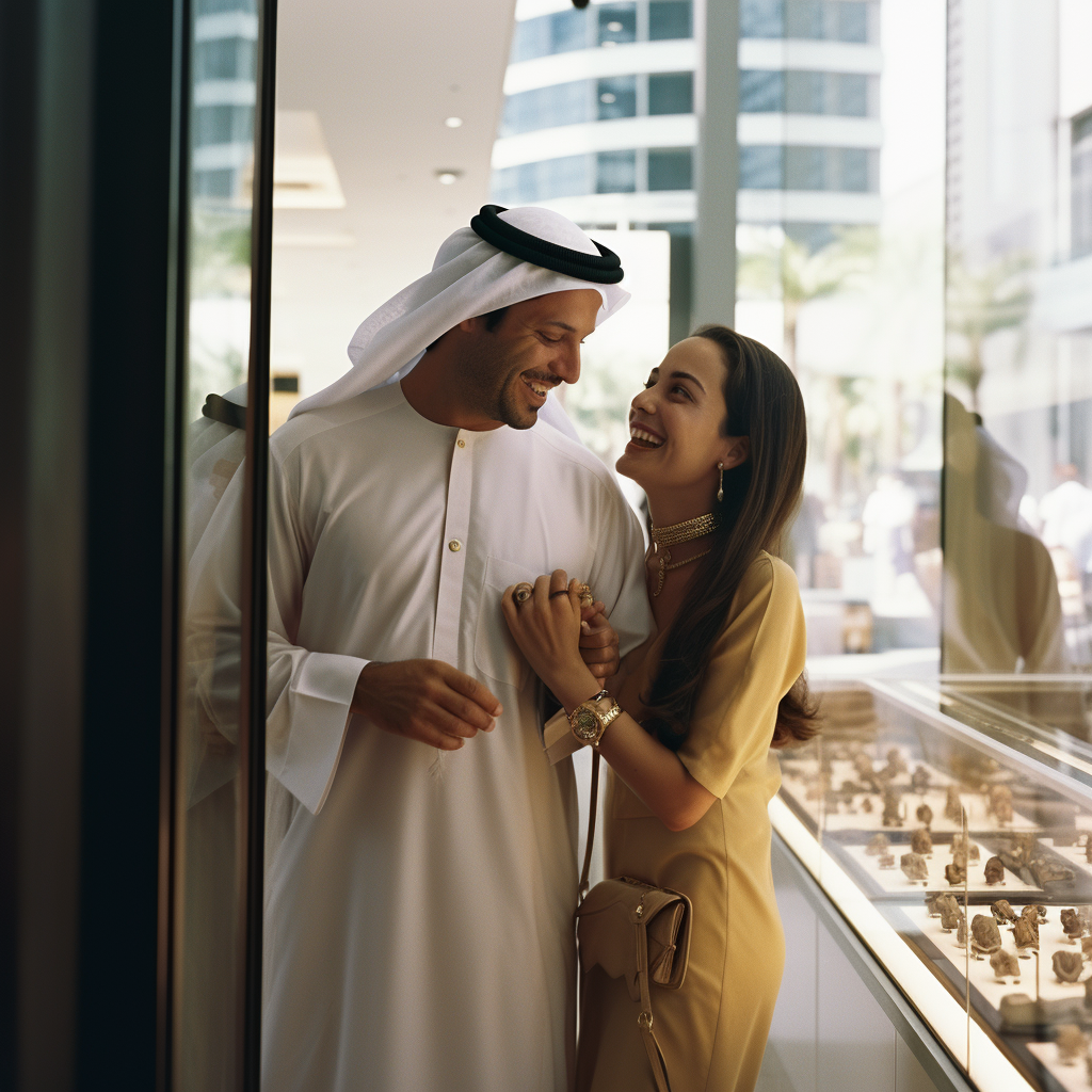 Exciting jewelry shopping at Emirates Mall