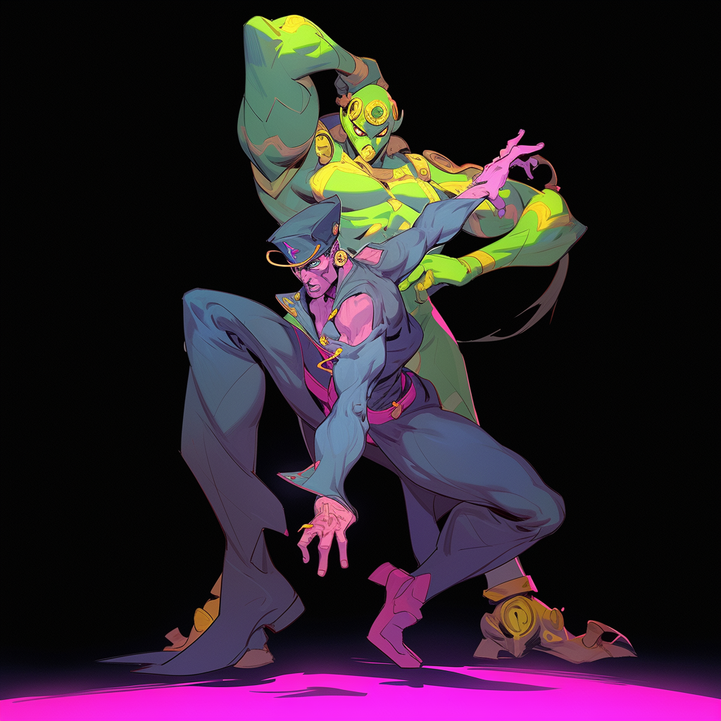 Colorful Chameleon Dancing in JoJos Bizarre Adventure