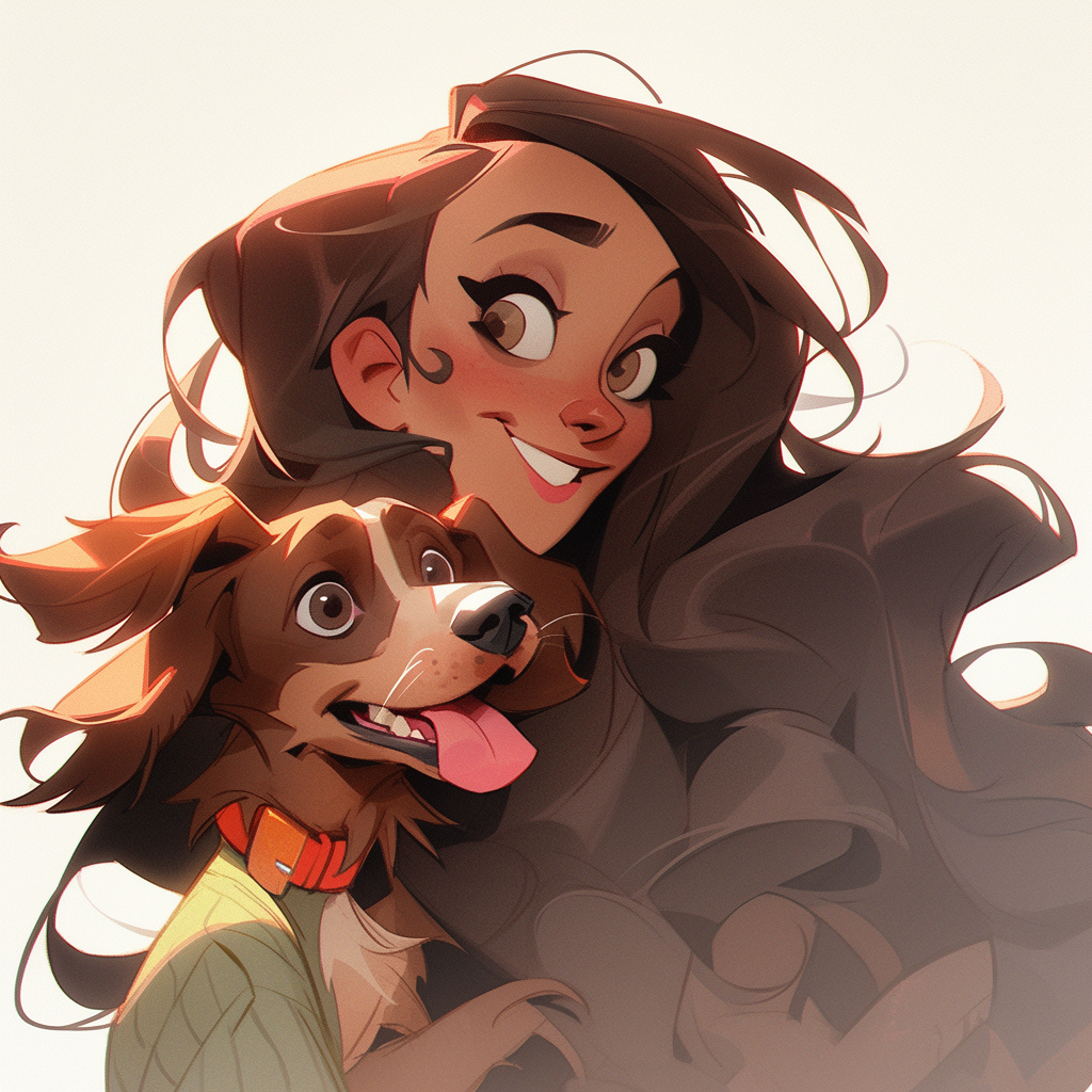 Expressive Spaniel Dog Art by Loish