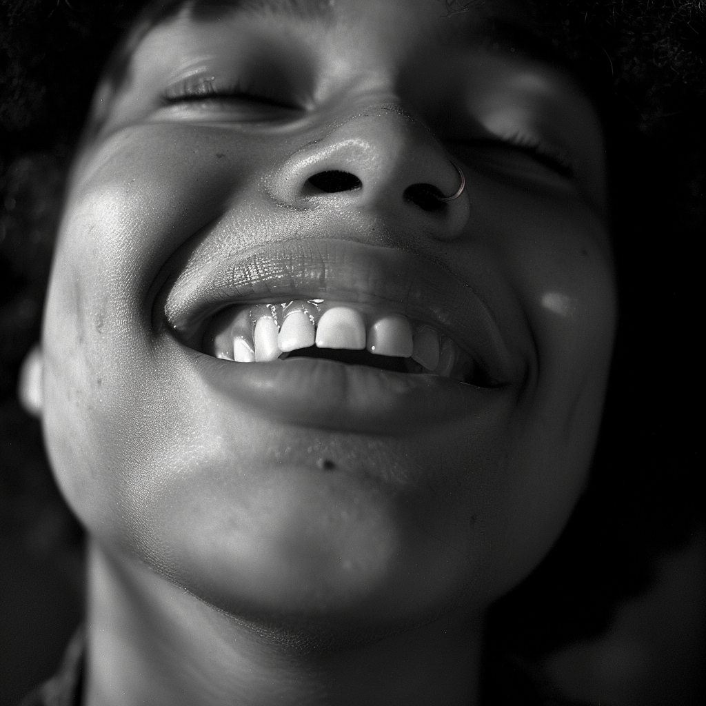 Close-up portrait of smiling person