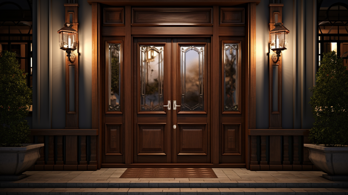 Pub exterior door design