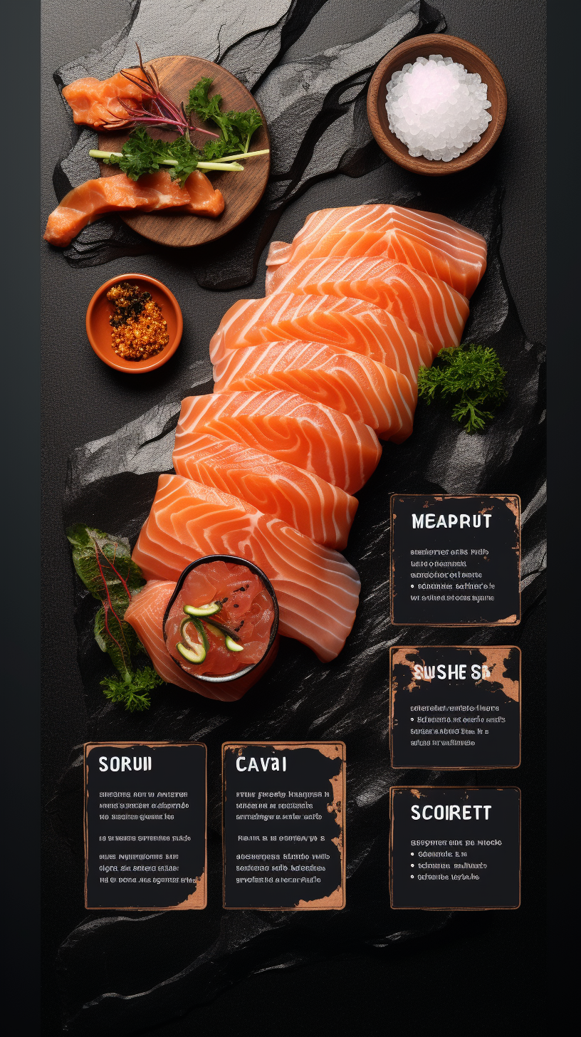 Sushi restaurant website design