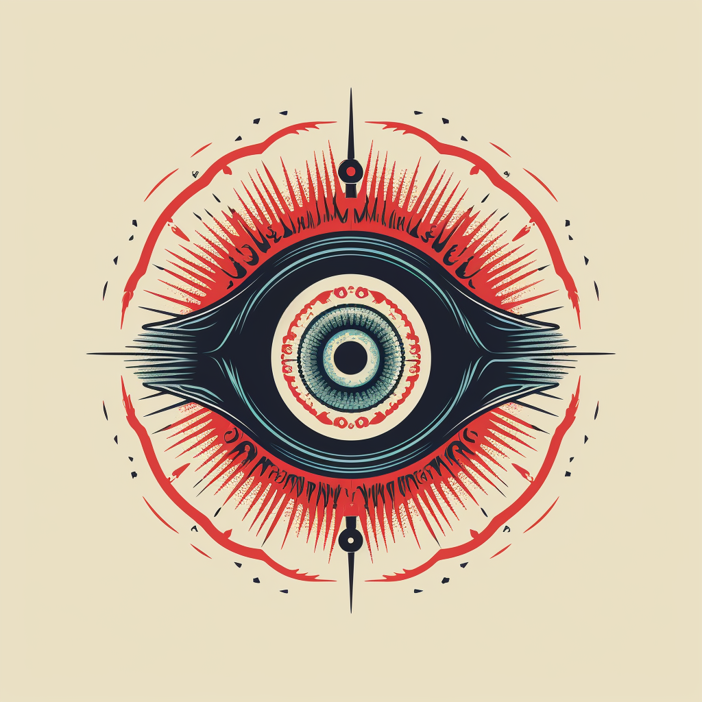 Vintage Eye Logo Illustration