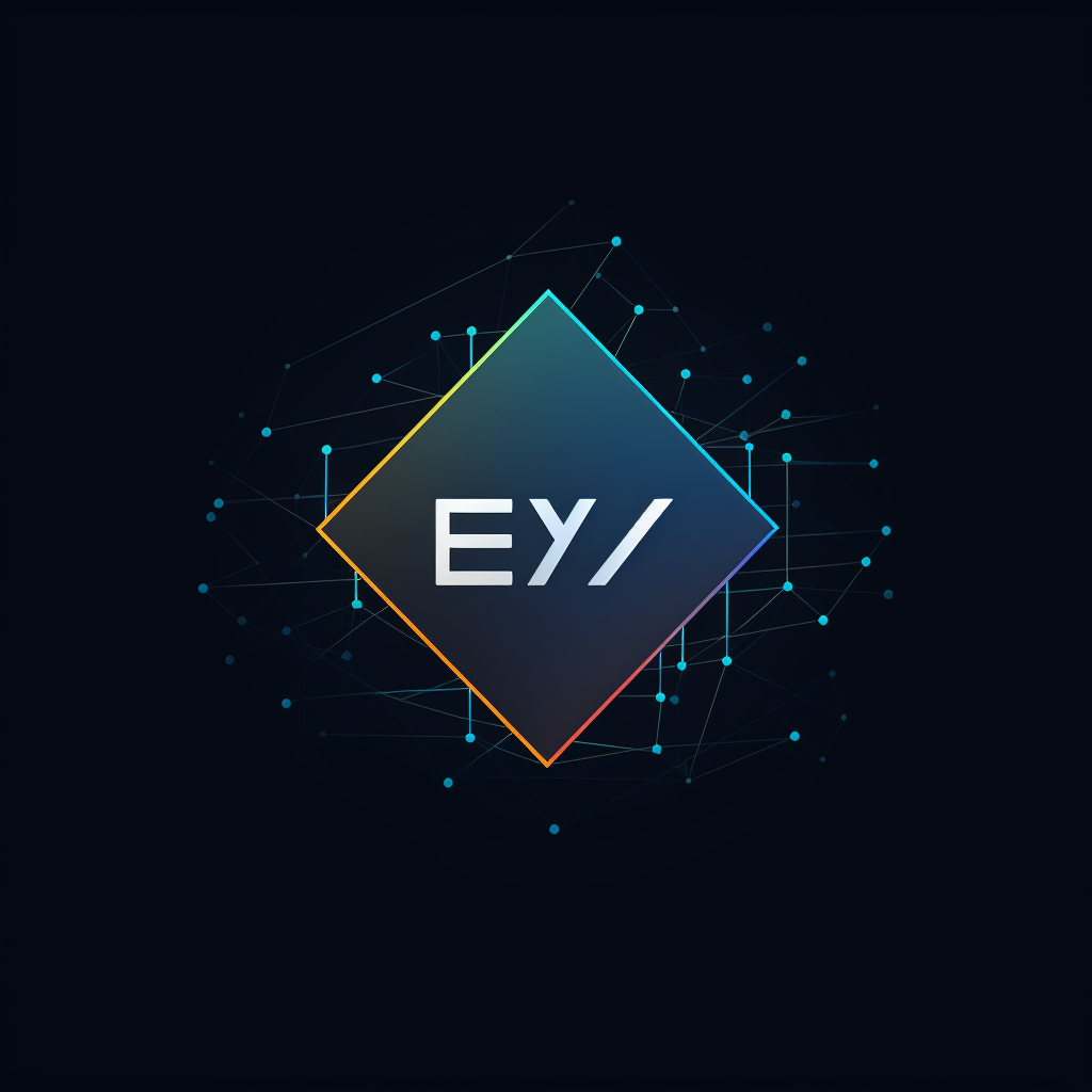 E-ZYX Logo with Math Graph