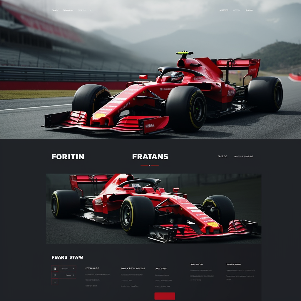 Professional F1 Team Racing Image