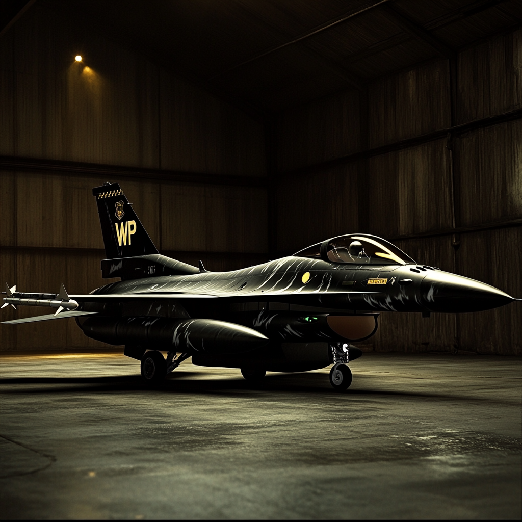 Custom Black Wolf F16 Jet