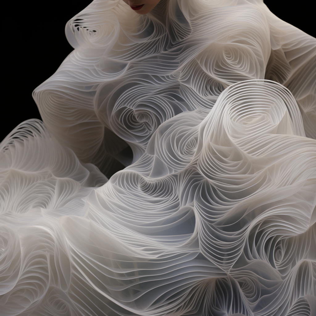 Fabric Print Iris Van Herpen Design