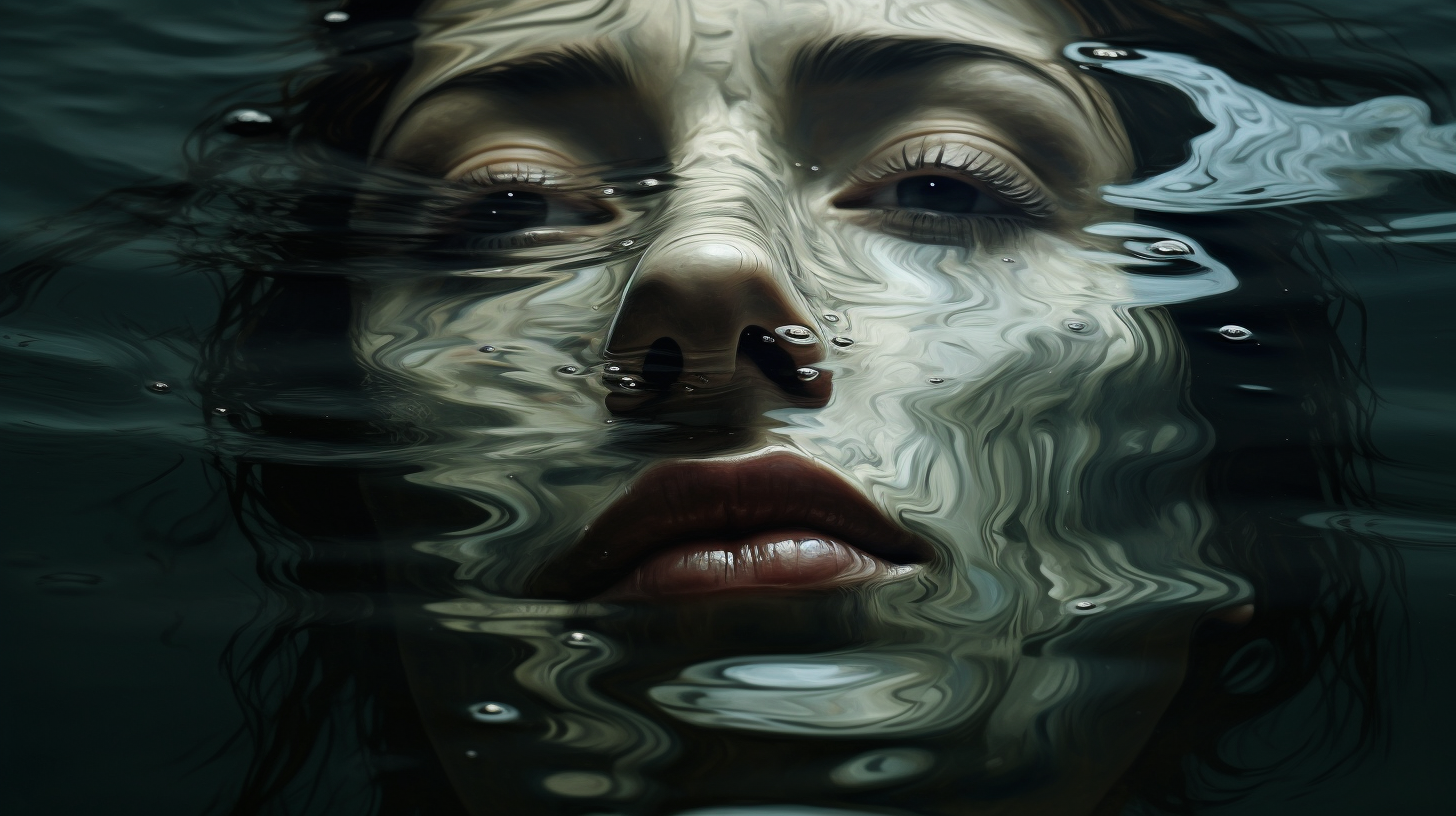 Surrealistic artwork reveals hidden meanings underwater