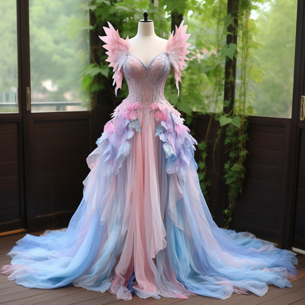 Stylish fairy gown summer wear