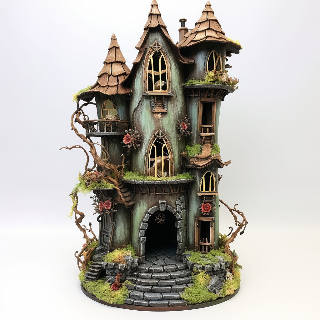 Fairy house in front view