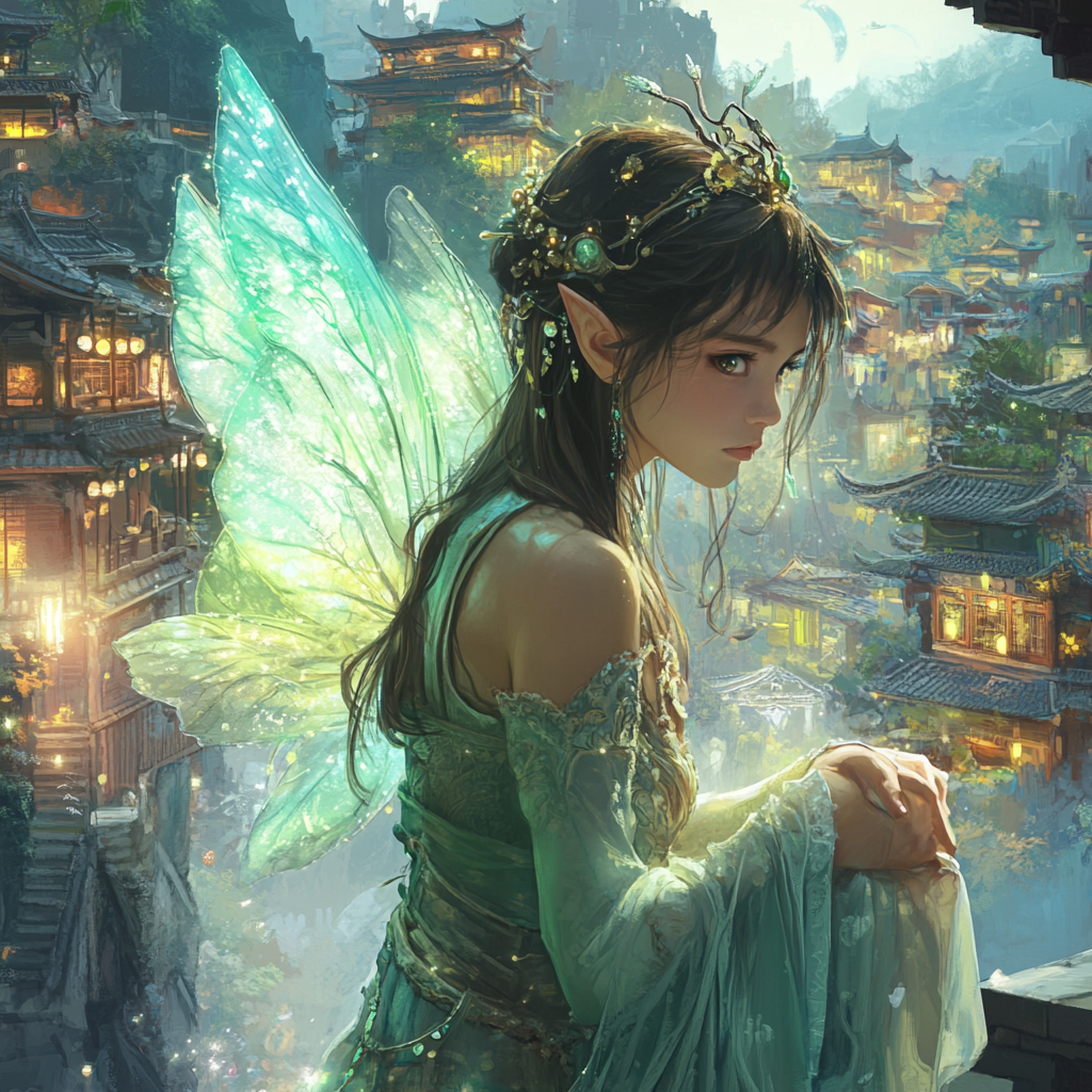 Funny Fairy Novel Cover Art