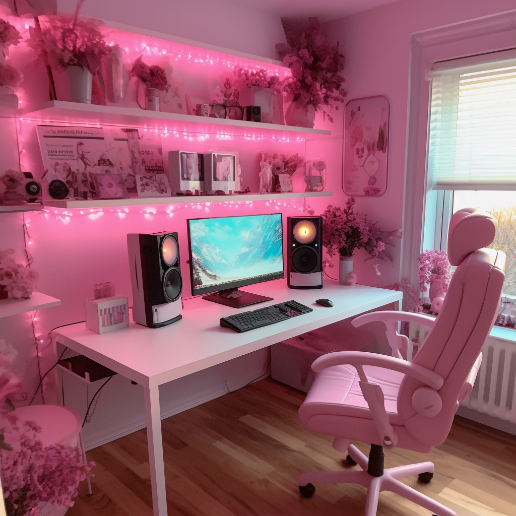 Fairy Style Gaming Room Image