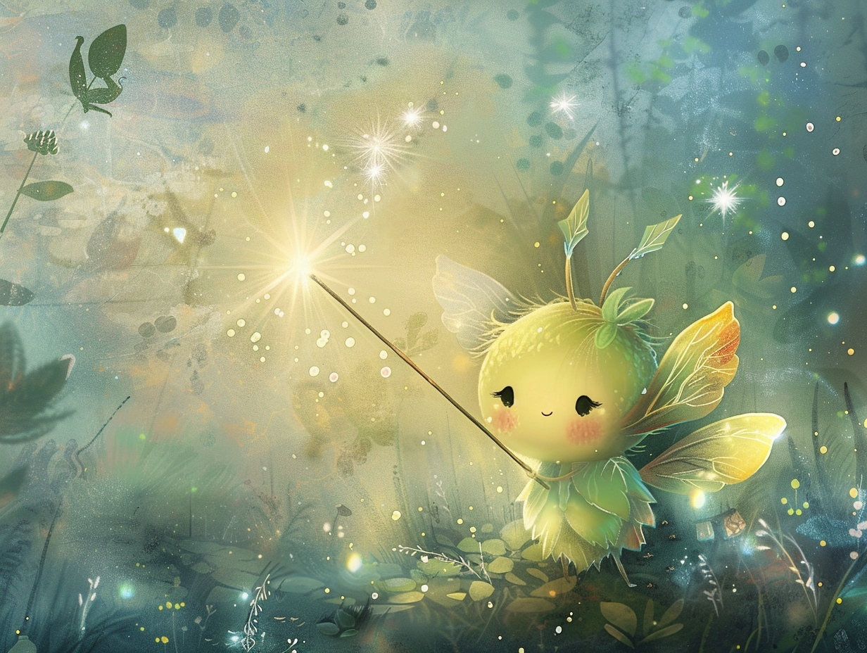 cute fairy tale jujube character