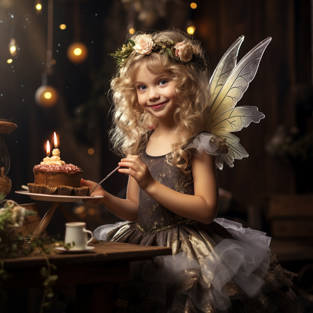 Fairy at Birthday Party