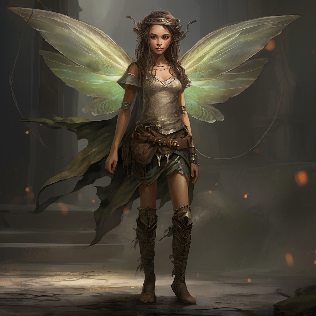 Fairy Druid in Tavern