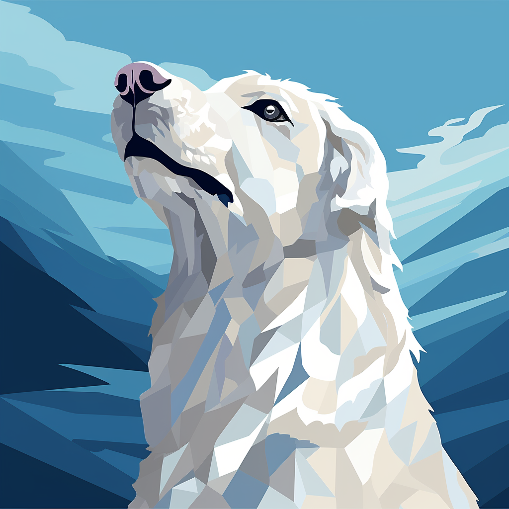 Vector art of Falkor from Never Ending Story